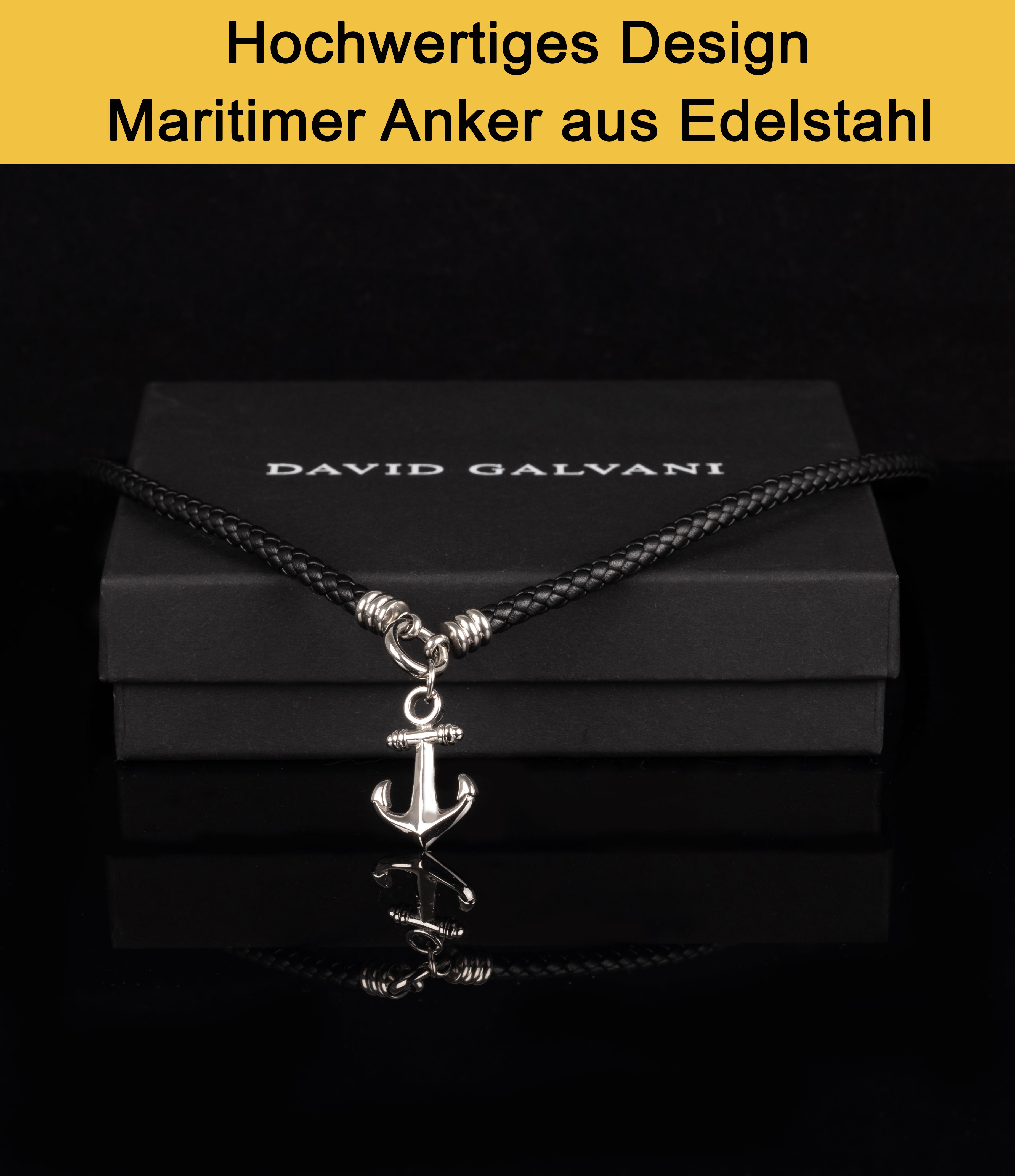 Exklusive Lederhalsketten für Herren – Hochwertiger Herrenschmuck aus Leder und Edelstahl