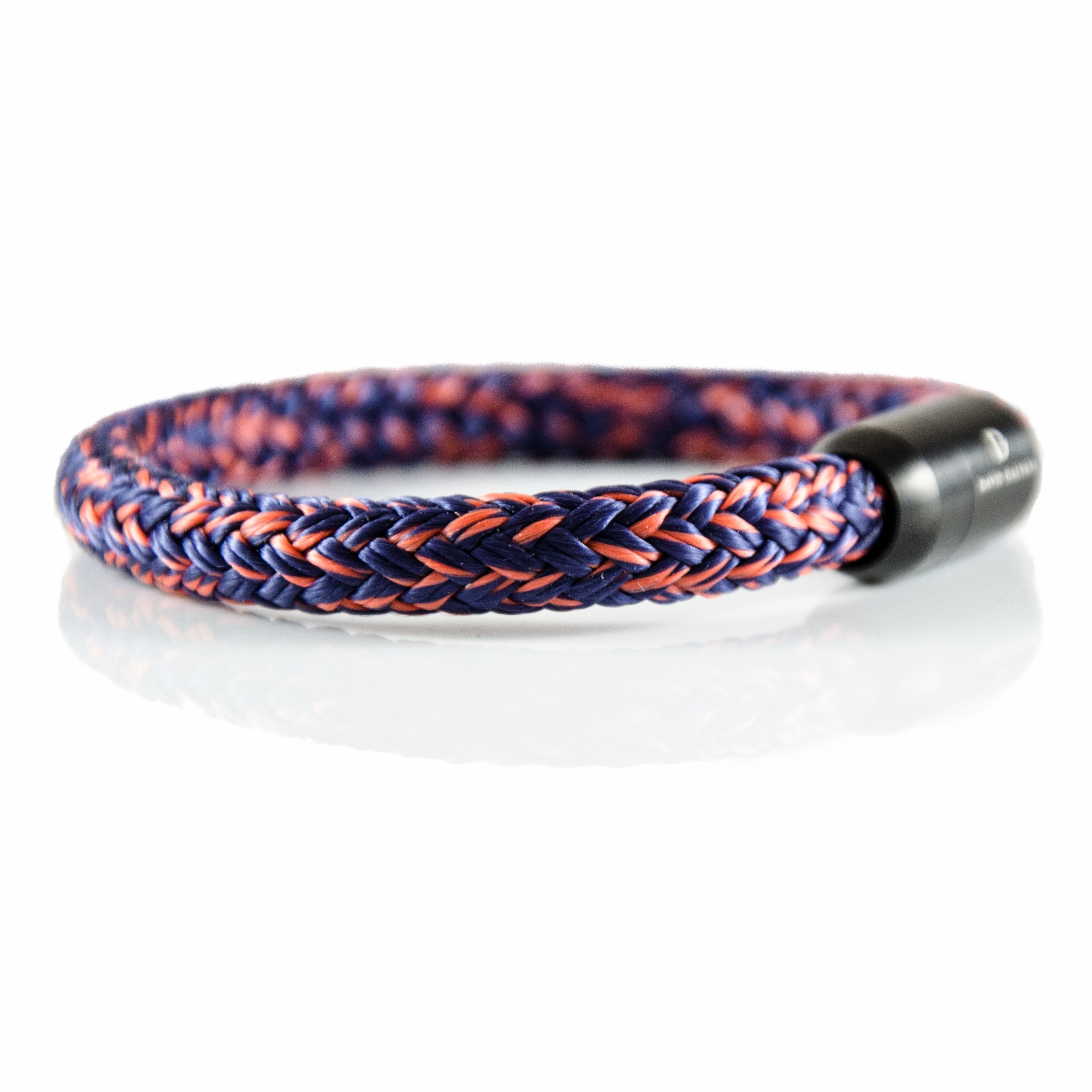 Maritim Segeltau Armband Blau Orange Mix