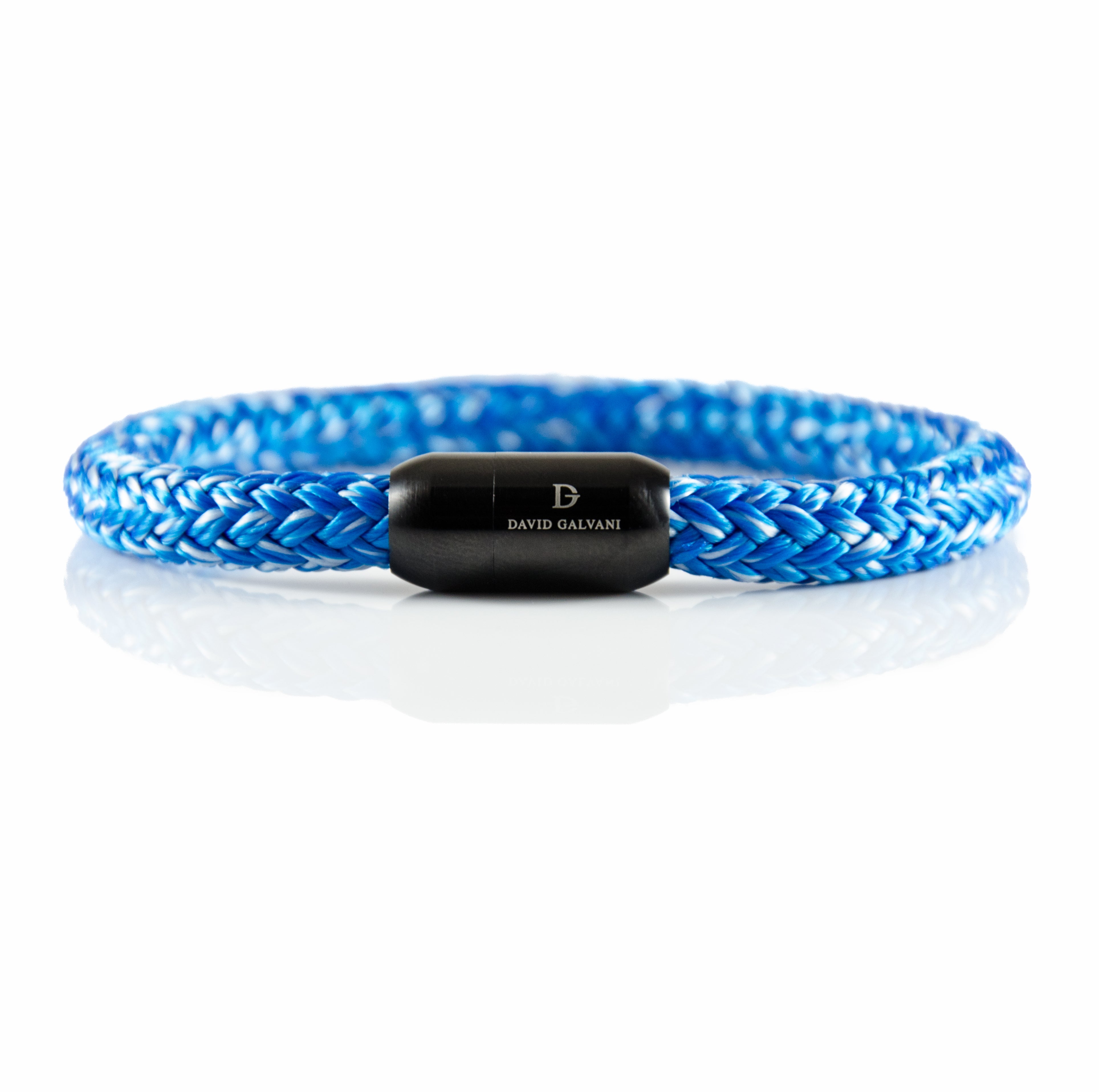 Maritim Segeltau Armband Hell Blau