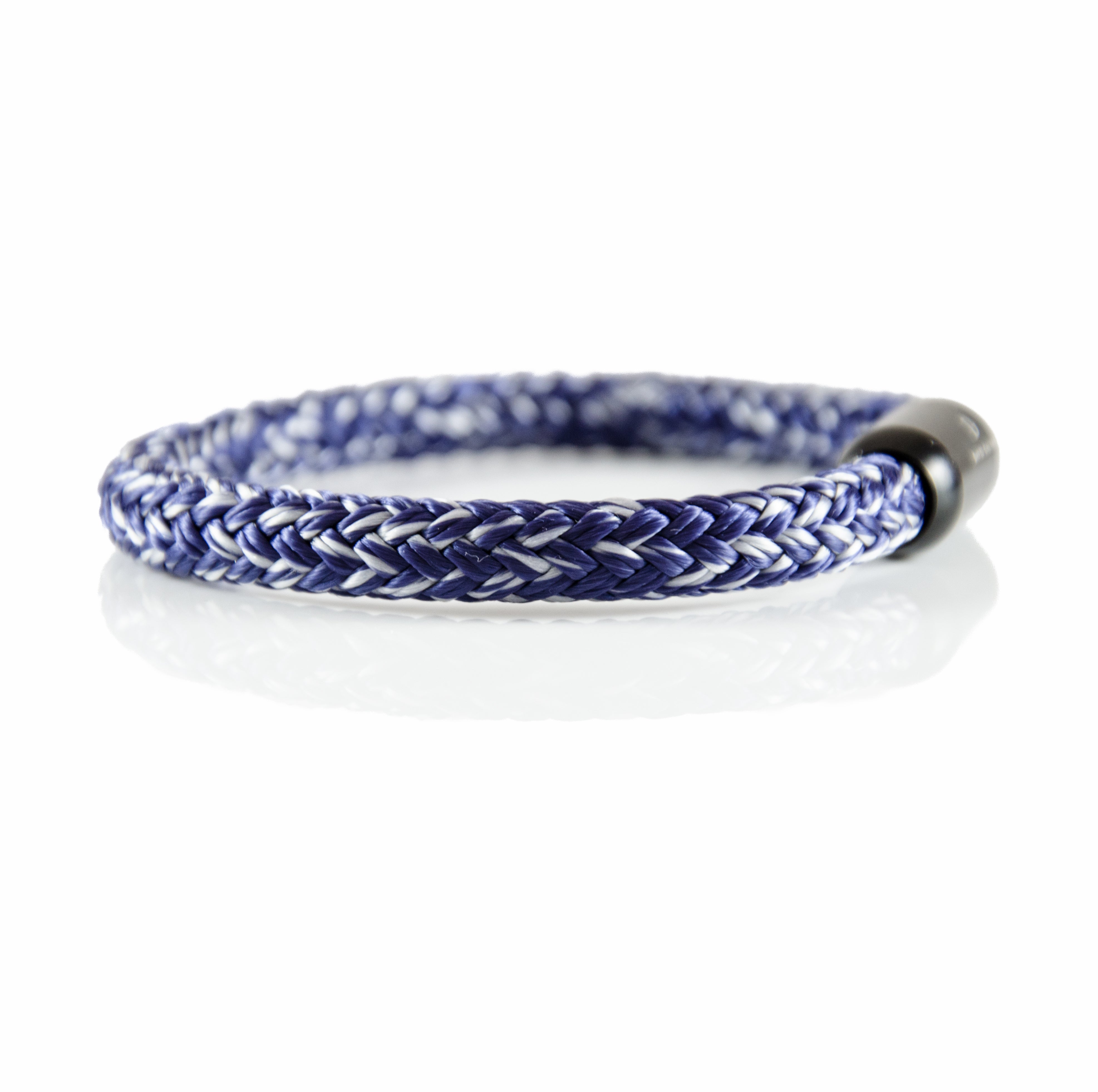 Maritim Segeltau Armband Schwarz Blau Weiß Mix