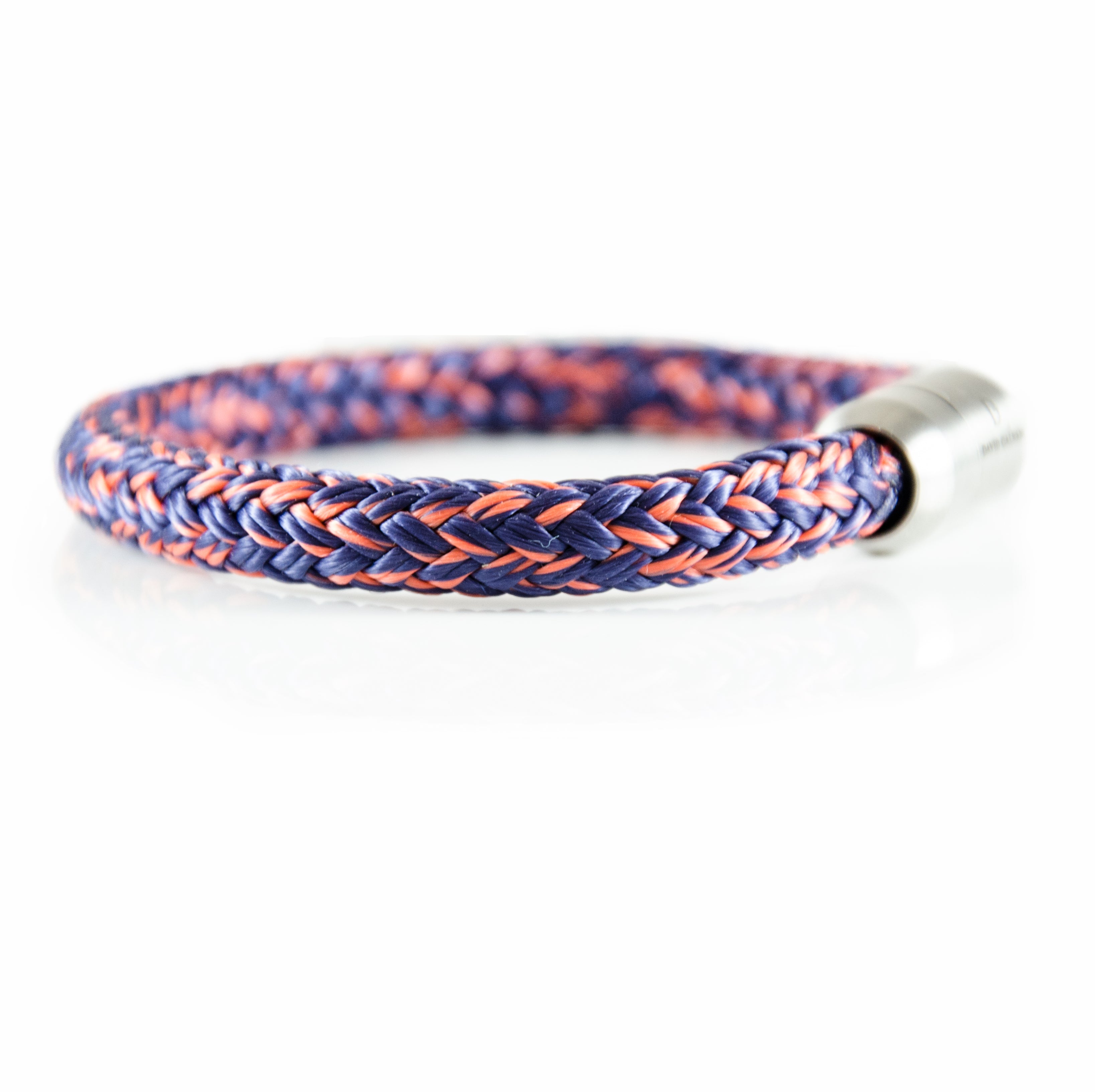 Maritim Segeltau Armband Blau Orange Mix