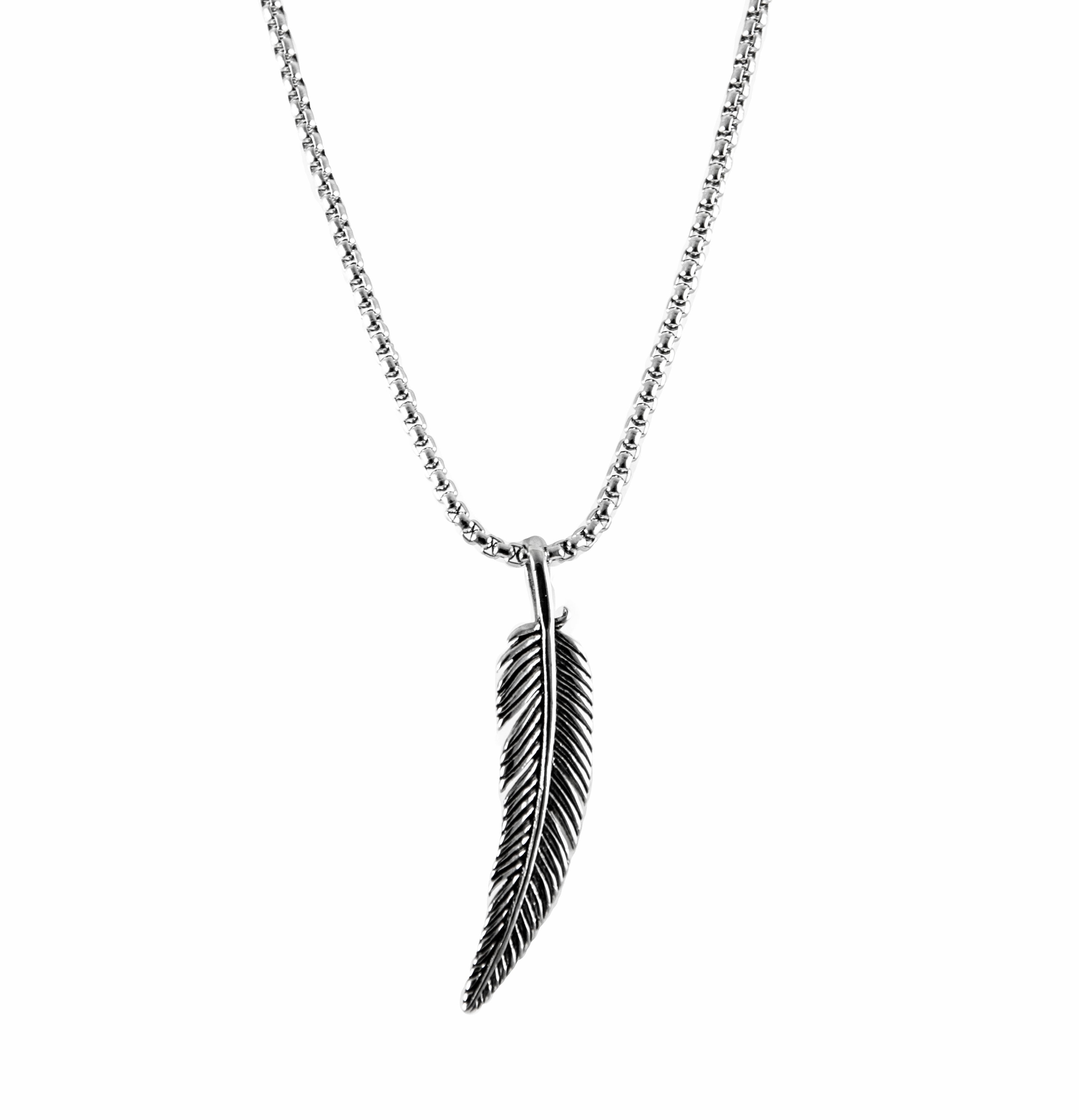 Edelstahlkette 3mm - Feder