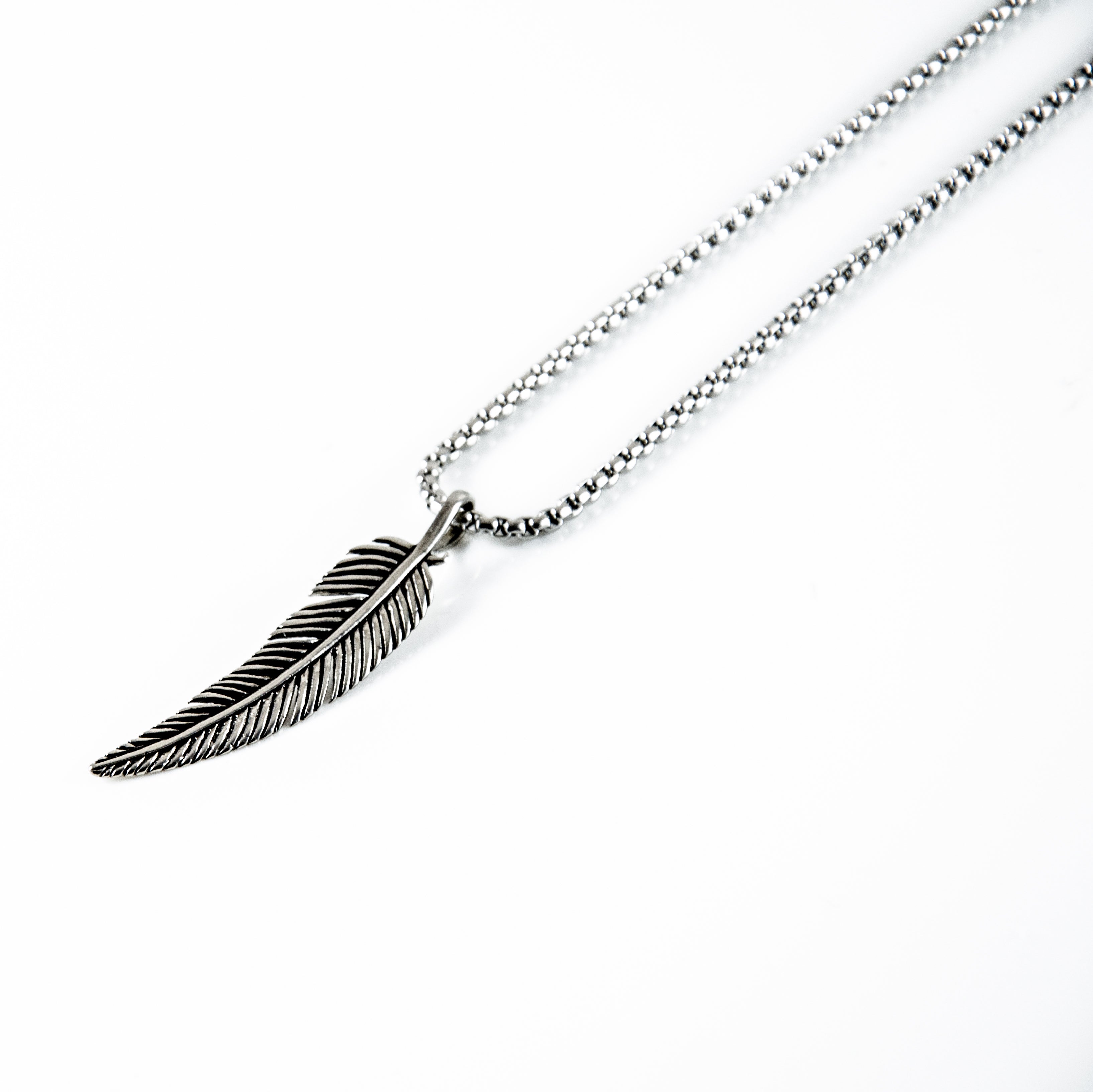 Edelstahlkette 3mm - Feder
