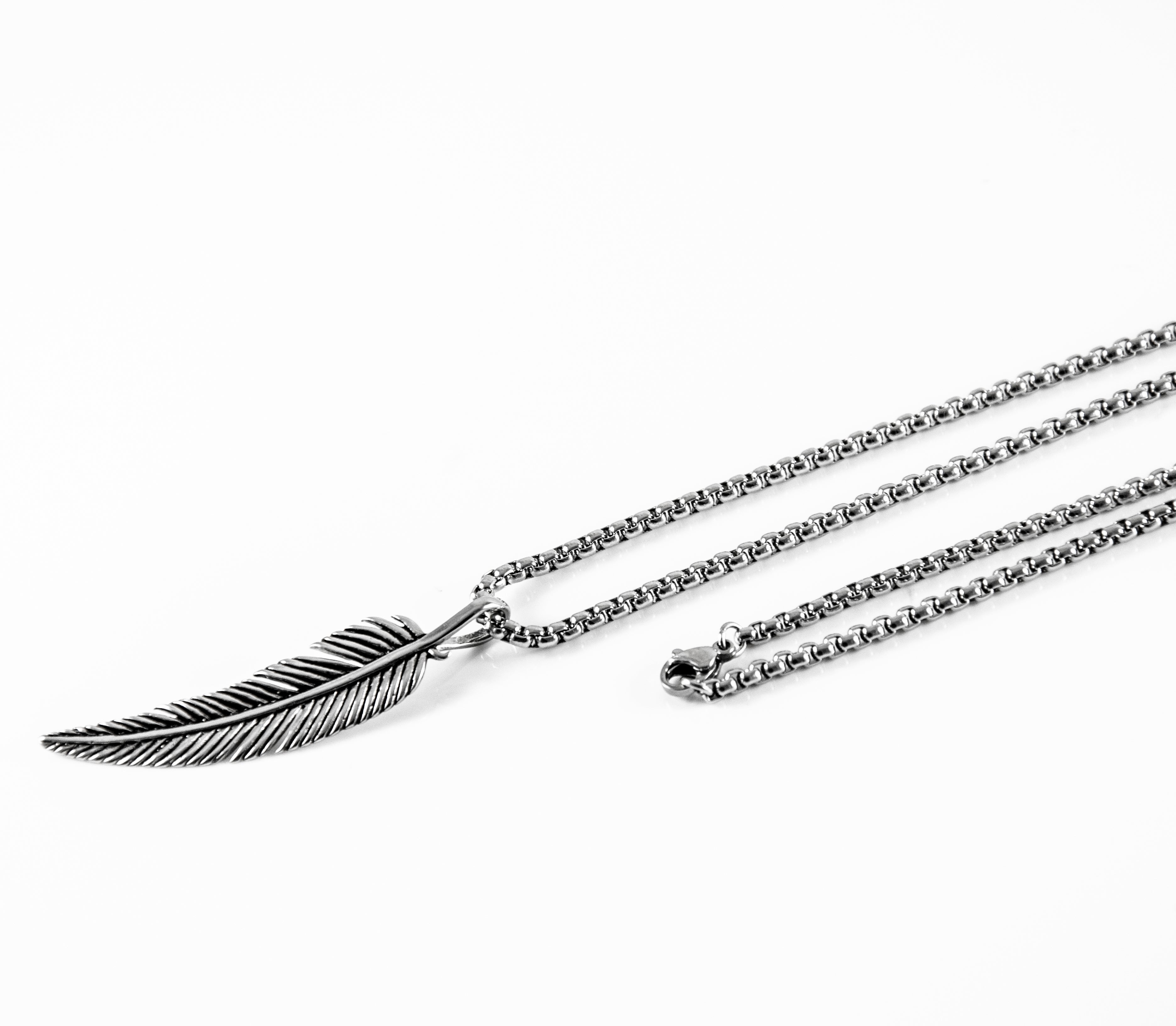 Edelstahlkette 3mm - Feder