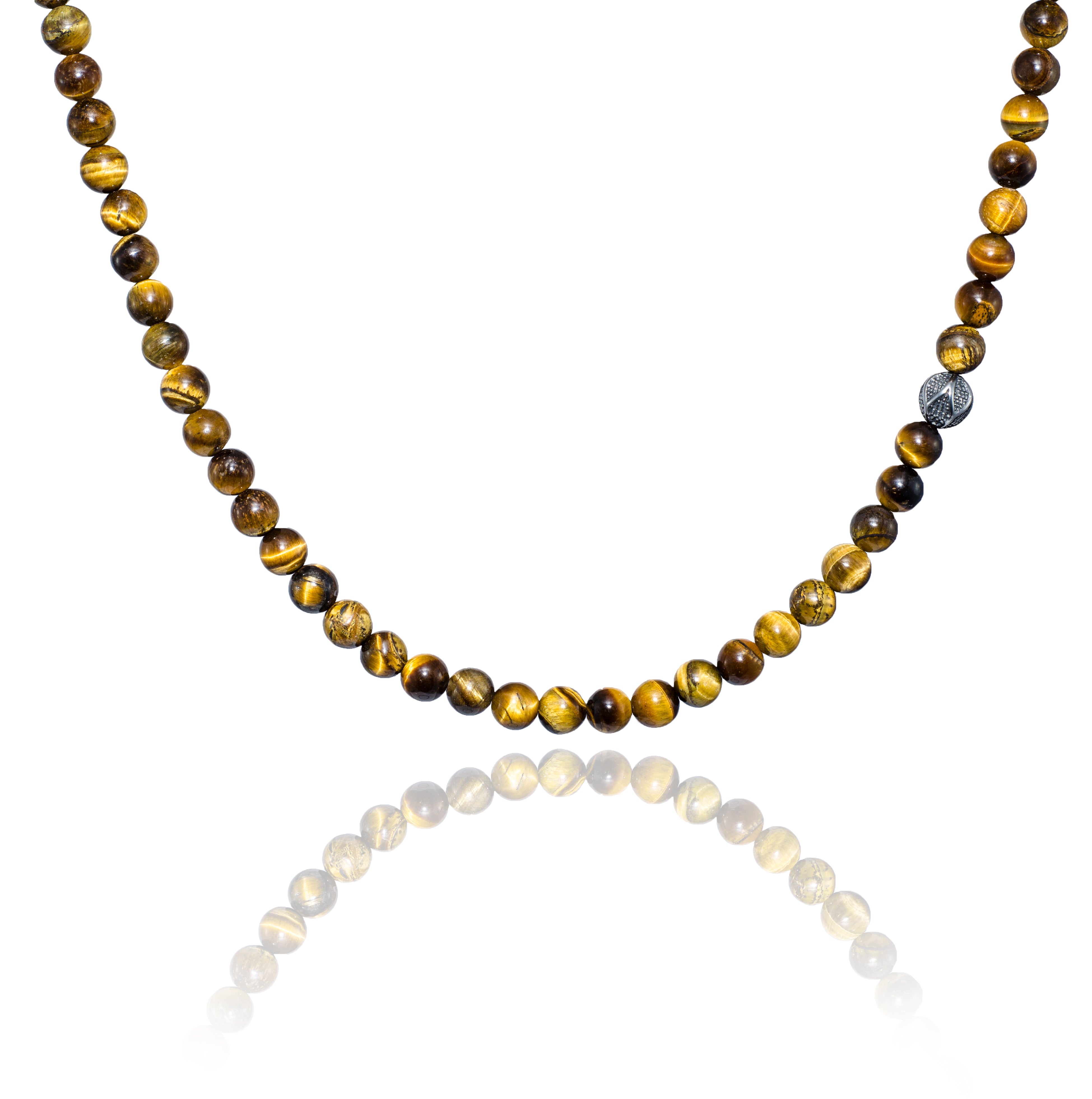 Tigeraugen Collier - Kurz