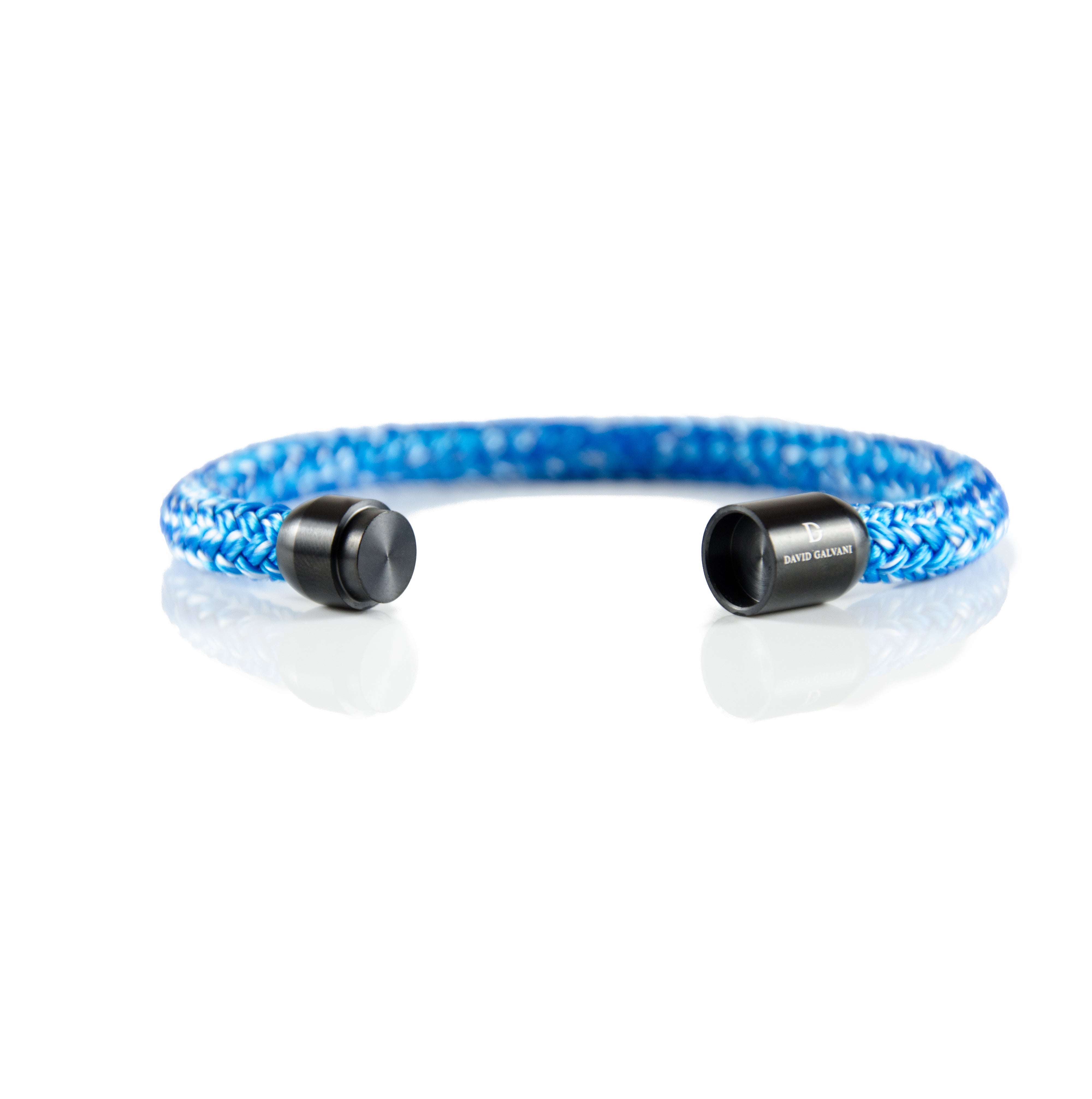 Maritim Segeltau Armband Hell Blau