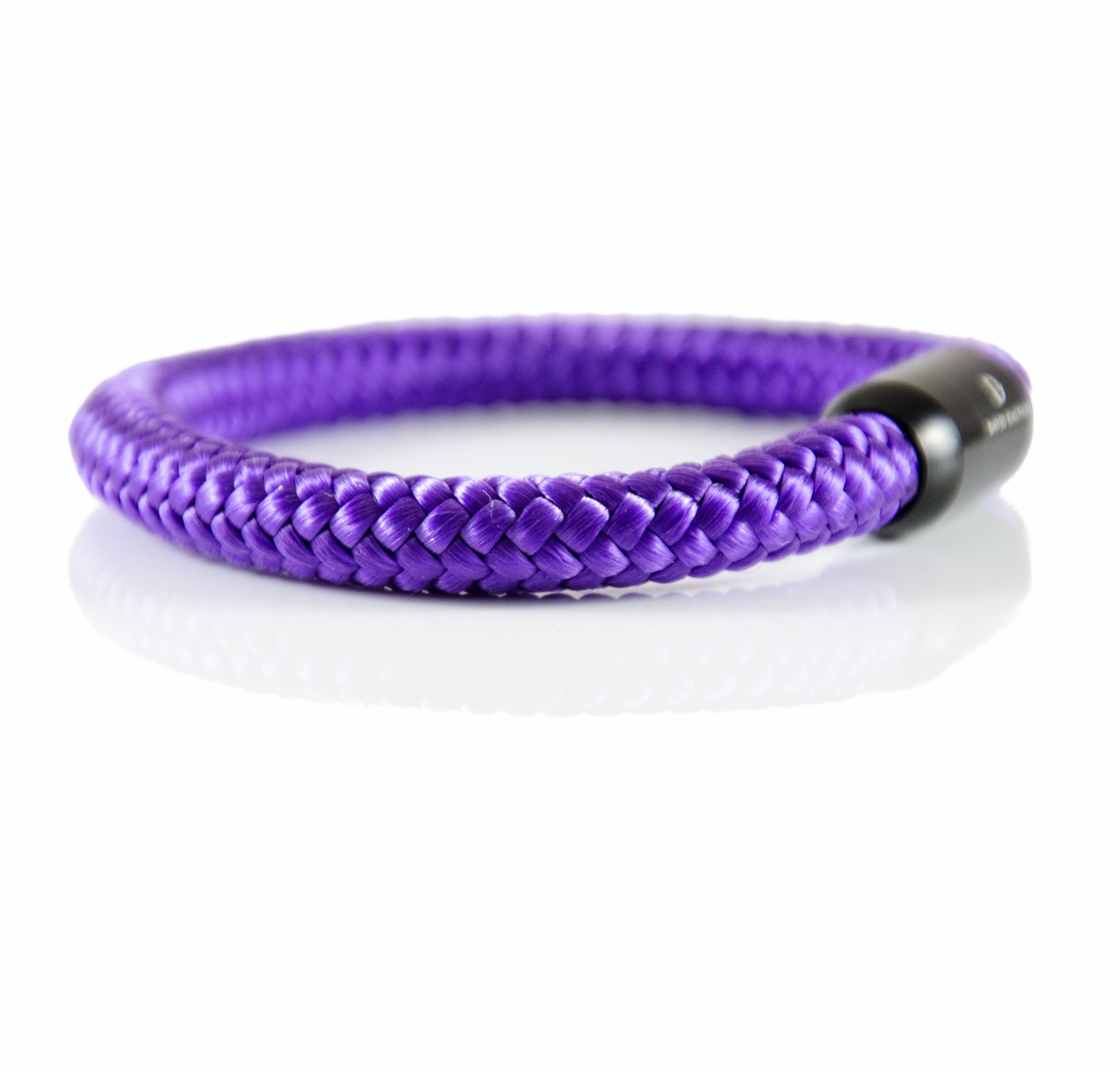 Maritim Segeltau Armband Lila