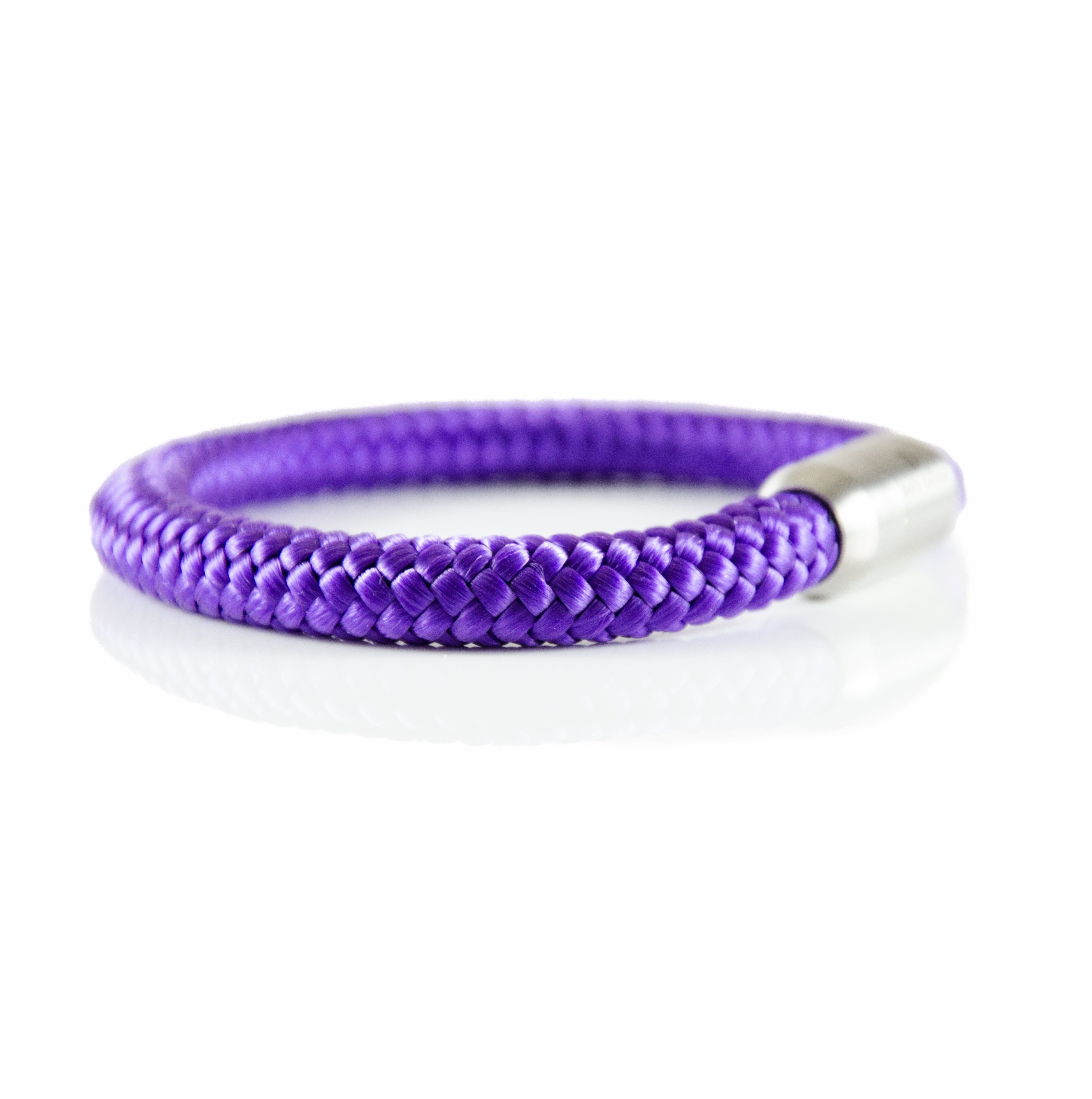 Maritim Segeltau Armband Lila